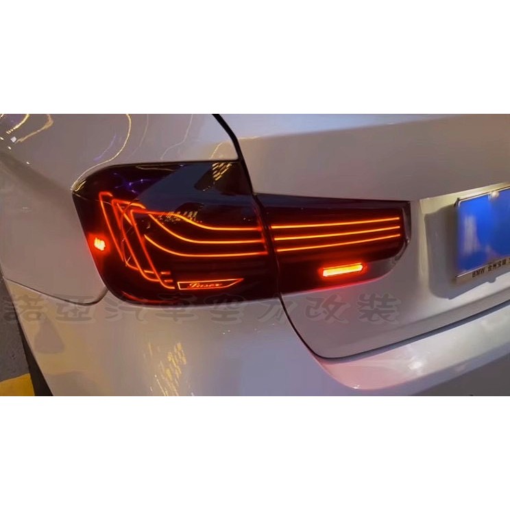 諾亞 BMW F30 升級 CSL款 勳黑 LED 光條 尾燈 後燈