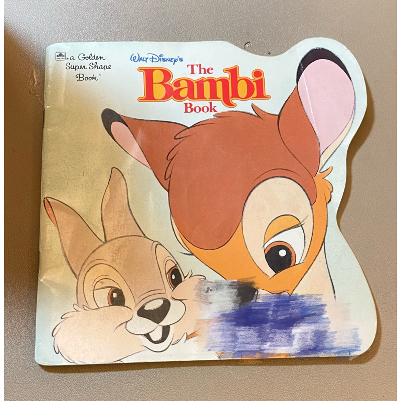 🌟二手童書出清🌟贈送 Disney The Bambi Book 英文繪本