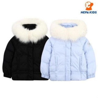韓國 NEPA 23FW 女童 大童 防水防風連帽羽絨外套