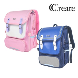 【CC家居】學院風小學生護脊書包 大容量 兩款任選 皮革 後背包 兒童 書包 粉紅色 藍色