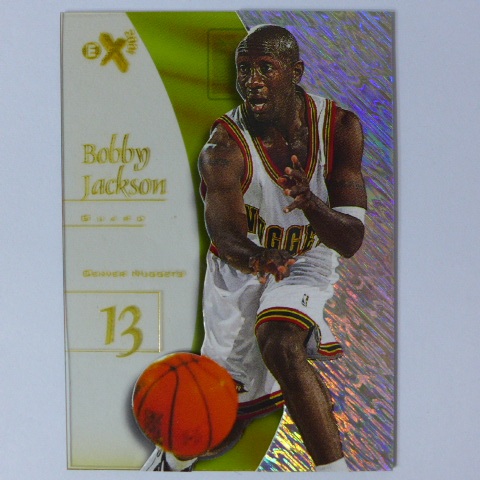 ~Bobby Jackson~NBA RC/博比·傑克森 1998年EX2001.塑膠新人卡