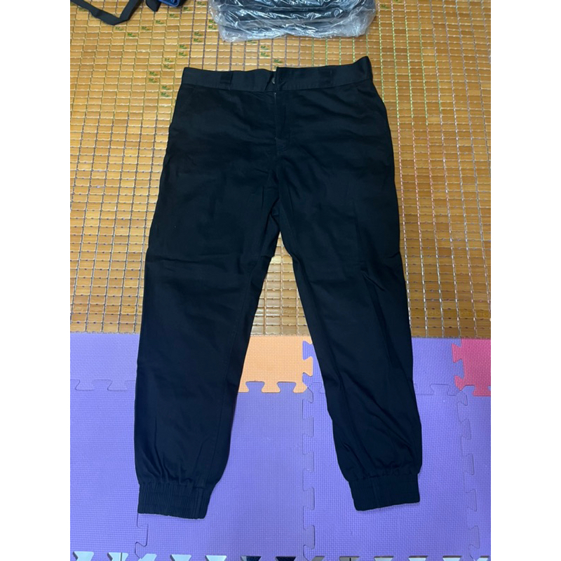 DICKIES 黑 彈性束口褲 （二手）36腰