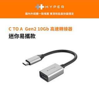 【HyperDrive】USB-C to Gen2 USB-A(10Gbps) 轉接器