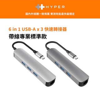 【HyperDrive】6-in-1 USB-C Hub 多功能集線器