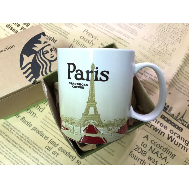星巴克 巴黎 法國 全新 城市 馬克杯 Starbucks Paris city mug
