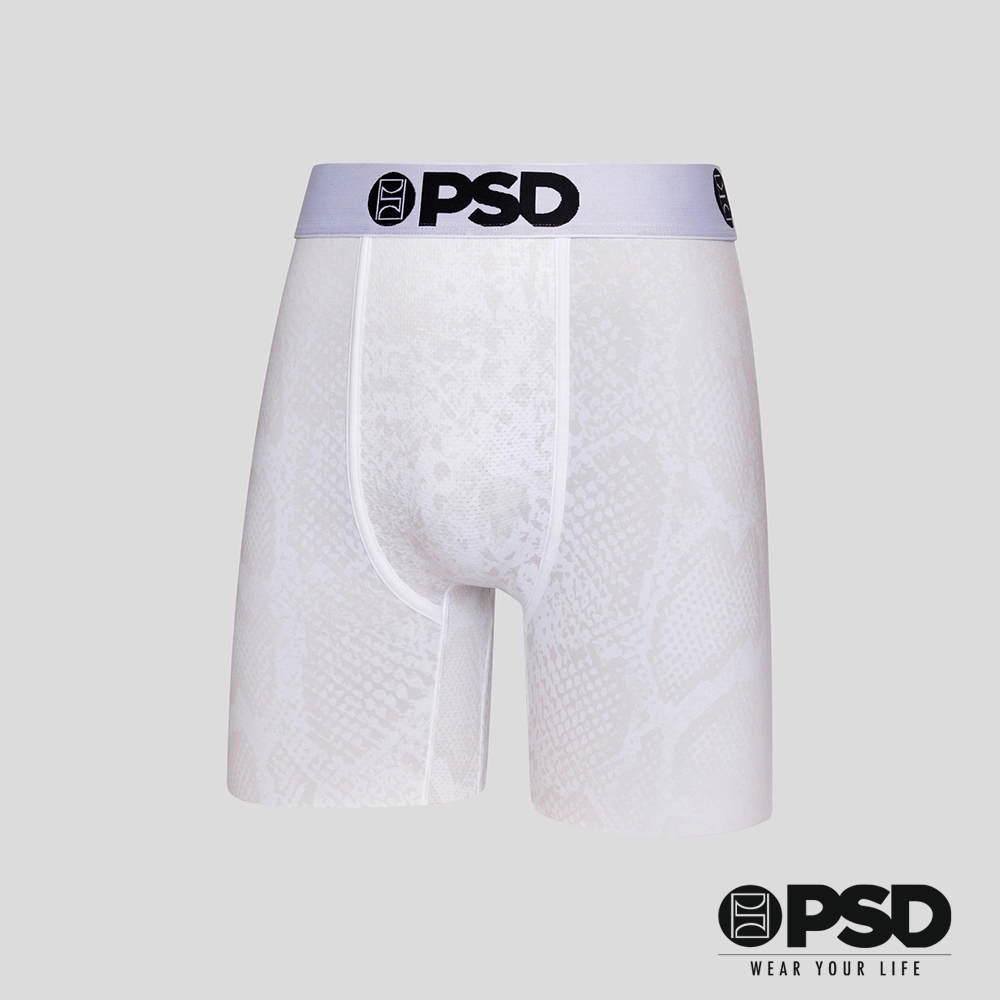 【PSD Underwear】ANIMALS- 平口四角褲-野生皮紋-白色