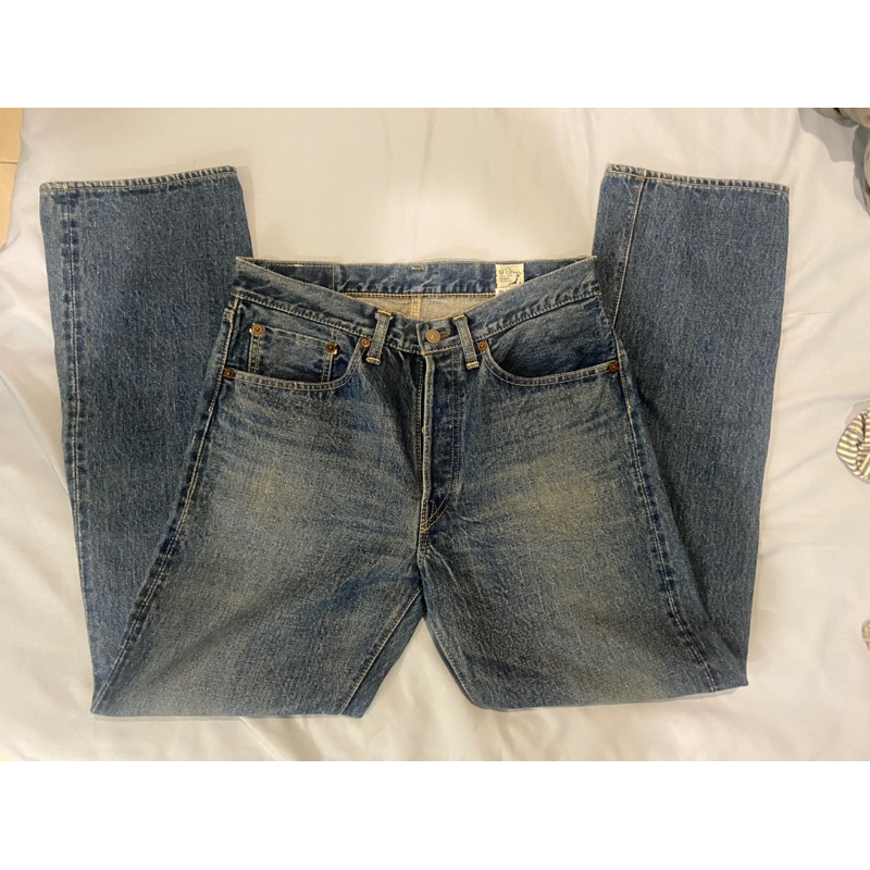 orslow 105 two years wash 日本製約W29-30 布邊牛仔褲