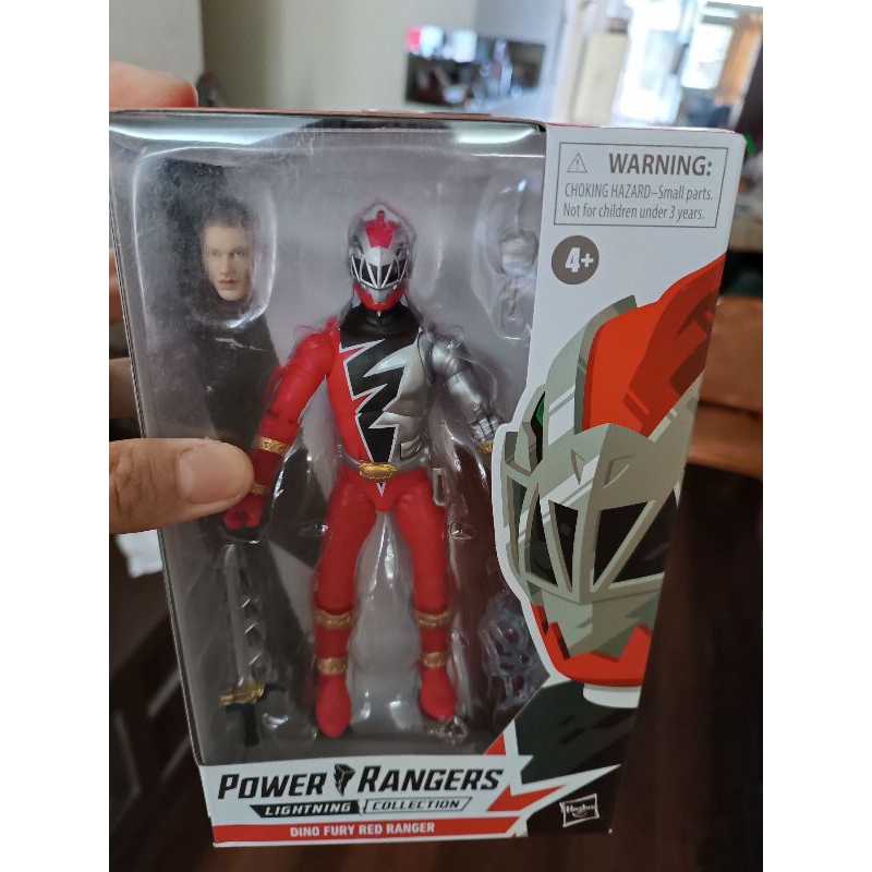 瑞智公仔   孩之寶 金剛戰士 騎士龍戰隊 龍裝紅衣 Red Ranger 6吋可動人偶