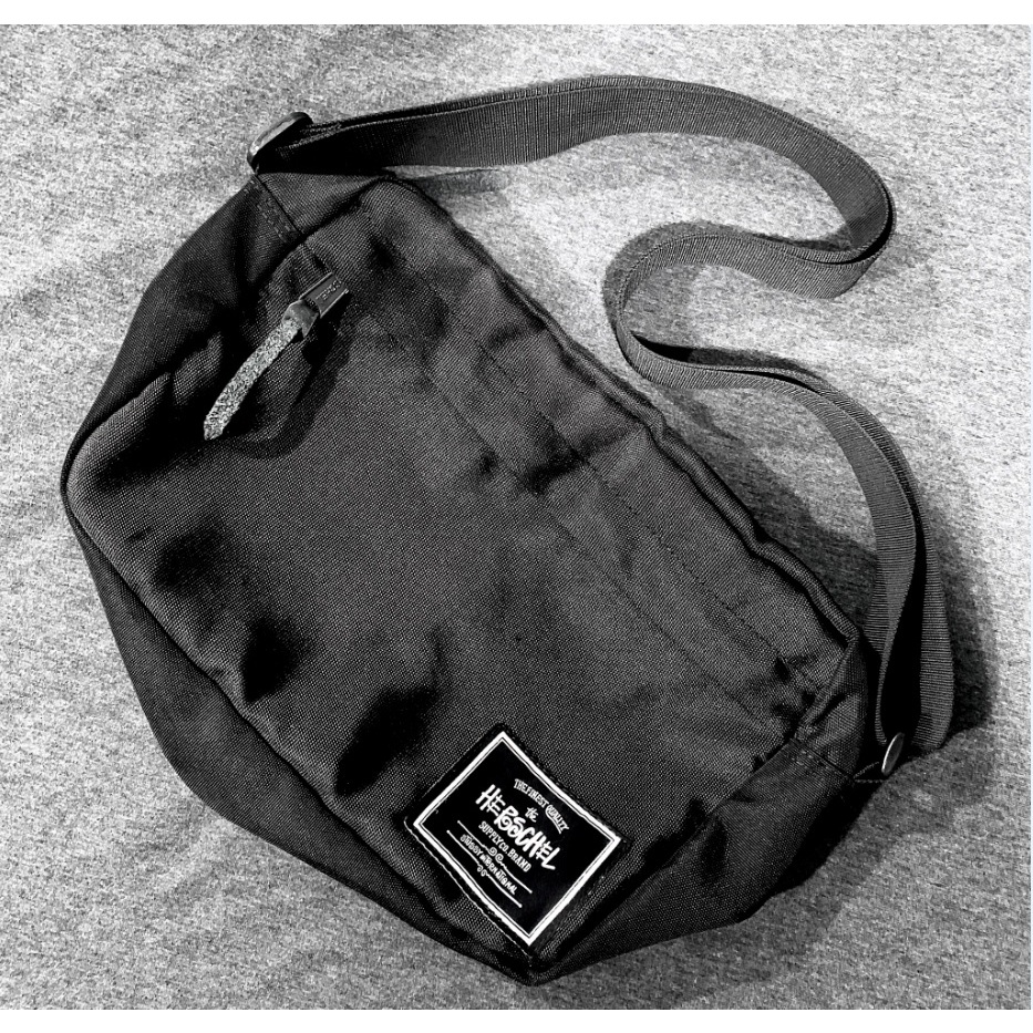 Stussy X Herschel Supply Co. Cities 城市主題聯名 側背包 腰包 黑色