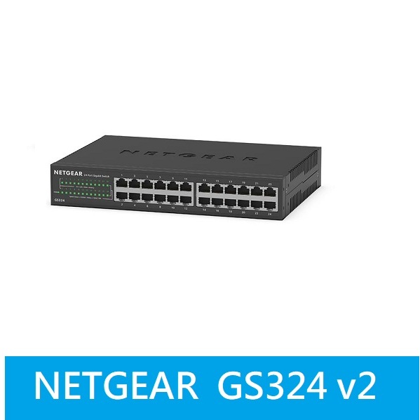 光華門市★附發票公司貨★ Netgear GS324 24埠 GIGA 高速交換式集線器