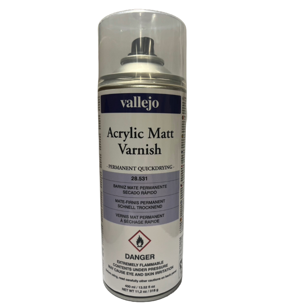 28532 Vallejo Varnish satin aerosol 400ml :: Paints :: Vallejo