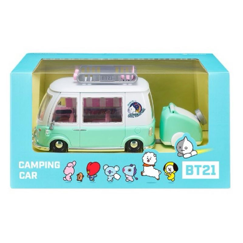 bt21露營車，買就送同款公仔