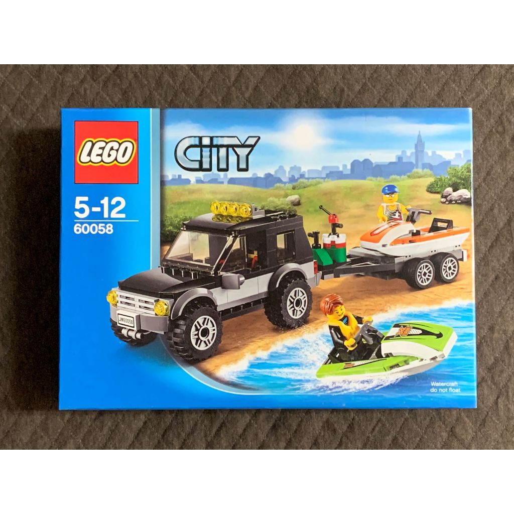 LEGO 60058 城市系列 SUV和水上摩托車