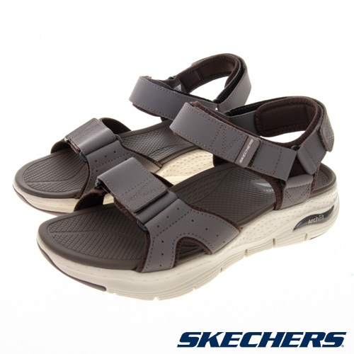 【SKECHERS】休閒系列涼拖鞋 ARCH FIT SANDAL-237372BRN-咖啡男-原價2990元