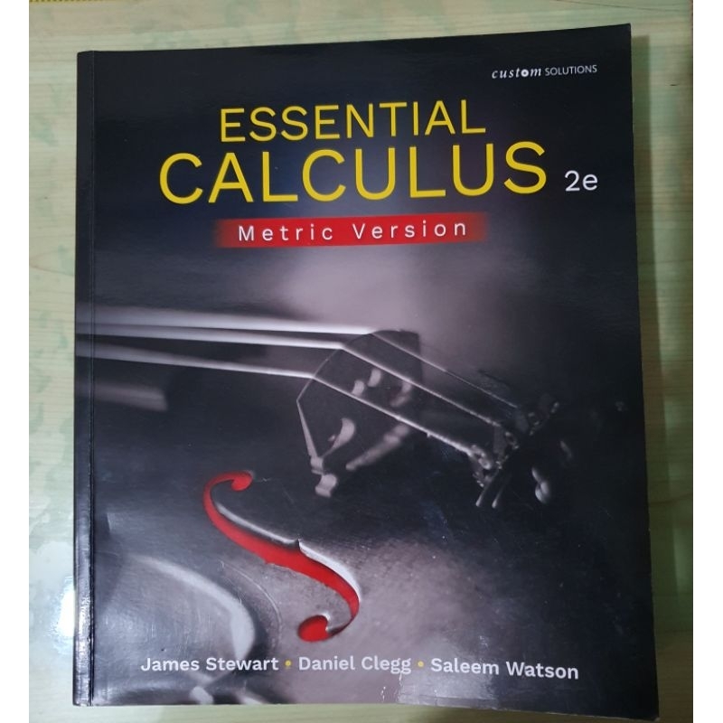 大學 數學 微積分 課本 二手書 Essential Calculus Metric Version 2e