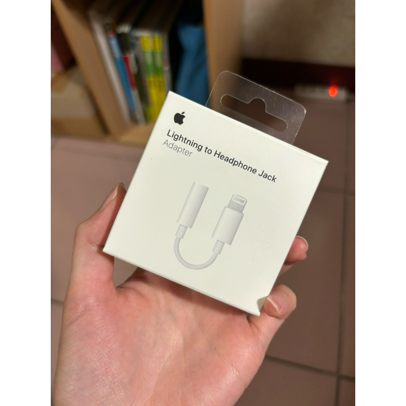 二手Apple原廠盒裝 轉接線3.5mm耳機 Lightning蘋果耳機轉接頭 iphone音源轉接線