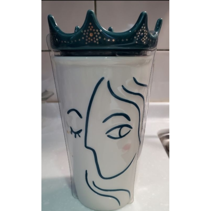 星巴克皇冠女王陶瓷玻璃杯/馬克杯，聖誕節交換禮物