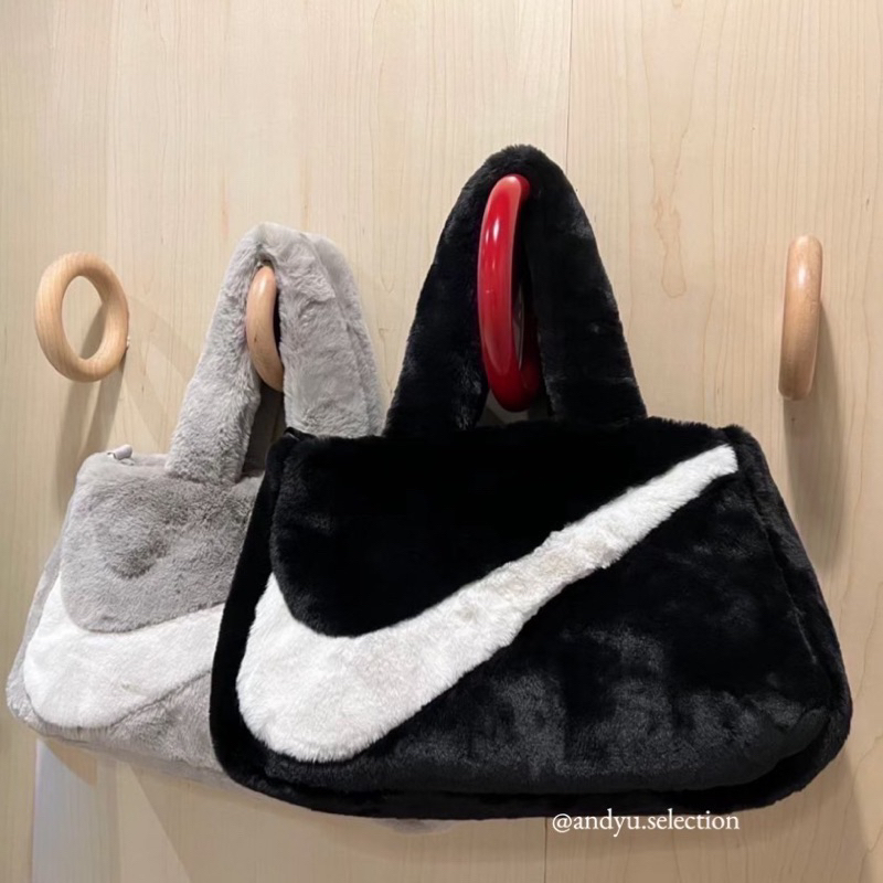 預購 NIKE NSW FAUX FUR TOTE DQ5804毛絨大勾托特包