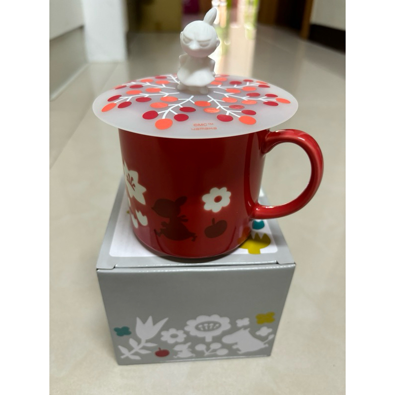 日本製 嚕嚕米 Moomin 陶磁附蓋馬克杯u350ml