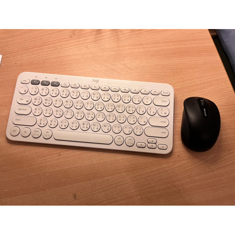 logi 羅技 k380 無線鍵盤 microsoft 微軟 無線滑鼠 開學 事務用品 二手近全新