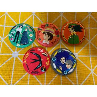 宮崎駿 吉卜力 刺繡徽章 胸章 霍爾的移動城堡 心之谷
