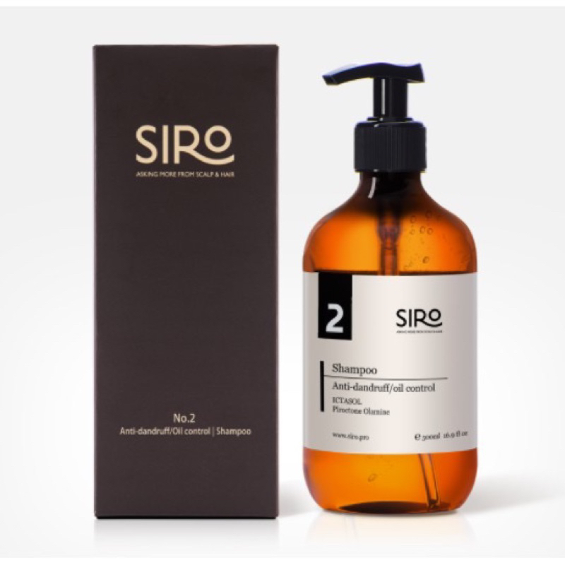 官方購入 SIRO 洗髮露 siro 2號 控油洗髮精 500ml