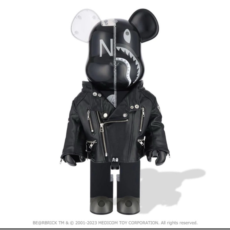 全新現貨未拆正品 BE@RBRICK BEARBRICK 1000% 庫柏力克熊 Neighborhood x Bape