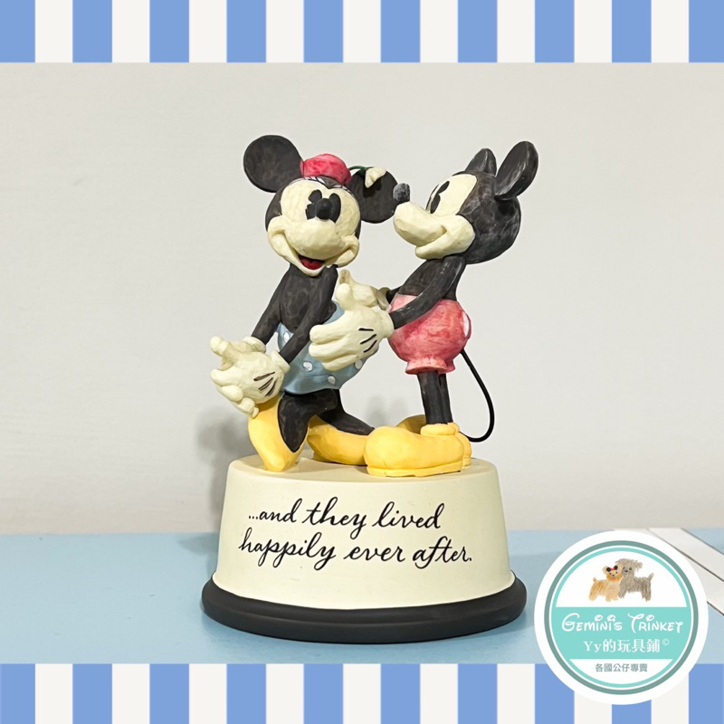 🫧美國 絕版 Disney 迪士尼 Hallmark Mickey &amp; Minnie 米奇 &amp; 米妮 玩具 公仔 景品