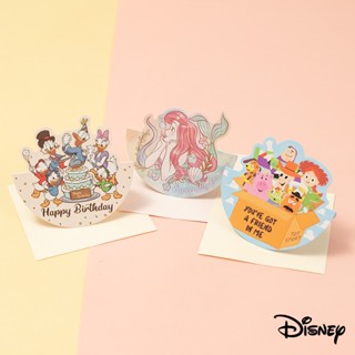 迪士尼｜療癒搖搖卡片 維尼 玩具總動員 愛麗兒 小飛象 生日卡 聖誕卡 裝飾 卡片 NP447 文具旗艦店
