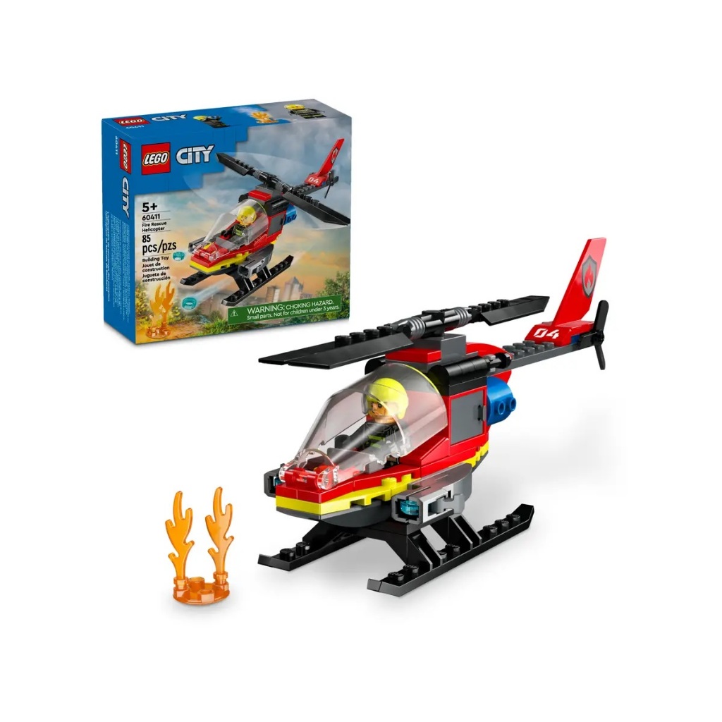 LEGO 60411 消防救援直升機 Fire Rescue Helicopter 城市 &lt;樂高林老師&gt;