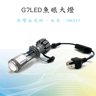 【G7 LED魚眼大燈】 二代 小魚眼 魚眼 LED大燈 Force、勁戰、SMAX、GP、RS NEO、雷霆S 適用