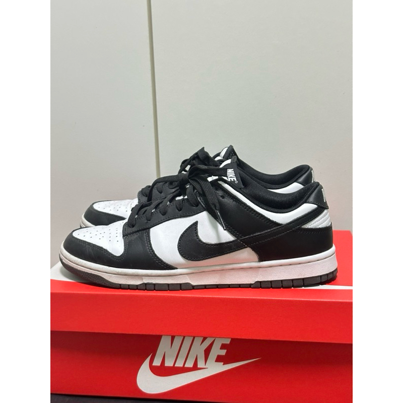 【二手】Nike dunk  low 熊貓 黑白 10/28cm