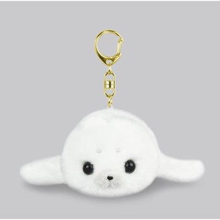 現貨【守夜鴞商行】日本正版 AMUFUN 小海豹寶寶 鑰匙圈 玩偶 吊飾 娃娃 水族館 人氣動物 amuse 海豹