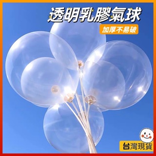 12吋透明乳膠氣球【繽紛派對】透明氣球 圓形氣球 氣球 乳膠氣球 派對氣球 生日氣球 生日 生日佈置 派對佈置 收涎佈