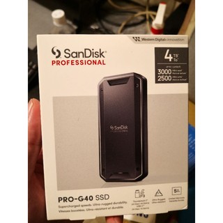 全新 Sandisk PRO-G40 4TB 雙模 外接SSD