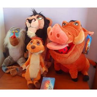 HappyHour:現貨*美國正品 迪士尼 Lion King 獅子王 澎澎 狒狒 丁滿 辛巴 娜娜 娃娃 玩偶