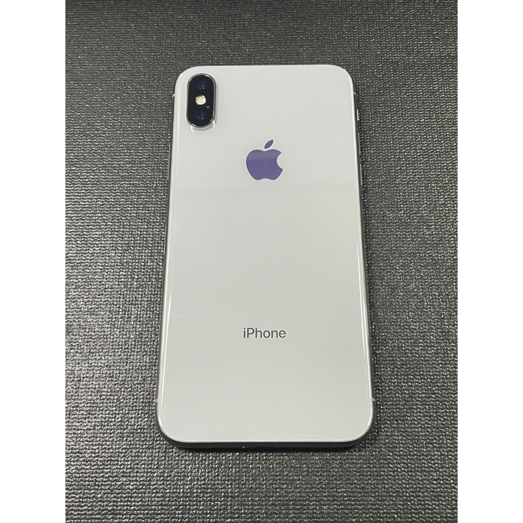 【有隻手機】Apple iPhone X 64G 銀白色(工作機、備用機)-已更換副廠電池-無盒裝、無配件