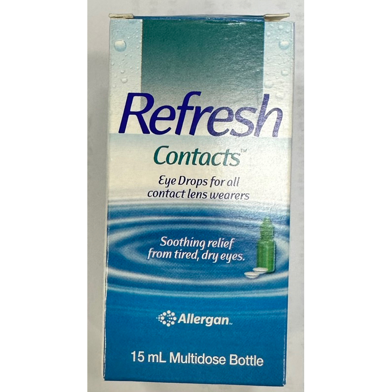 Refresh Contacts 愛力根 麗眼舒™隱形眼鏡 潤濕液 15ml/瓶裝