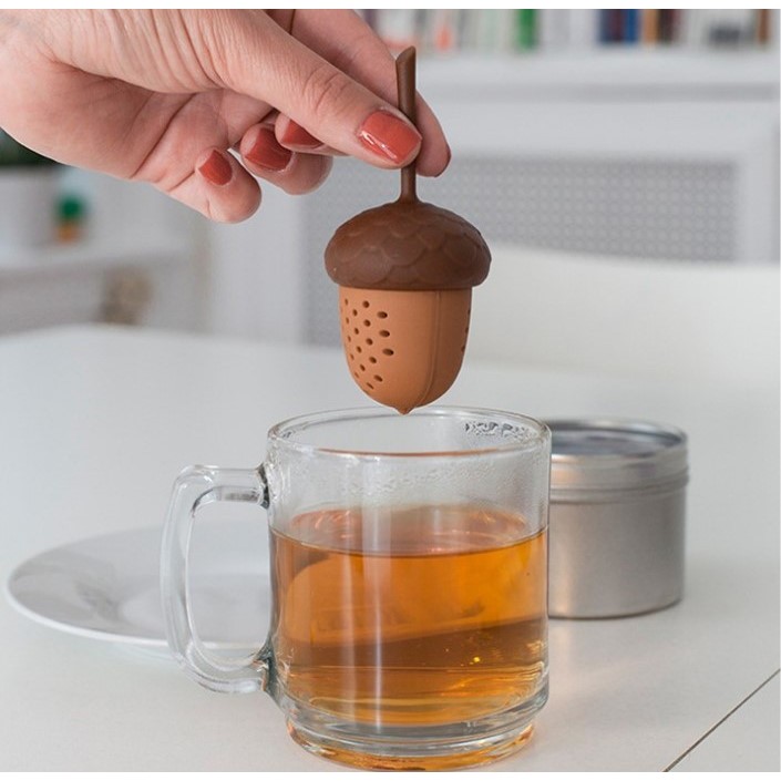 【有禮無理】創意松果造型泡茶器 迷你可愛泡茶器 食用級矽膠無毒材質 台灣賣家