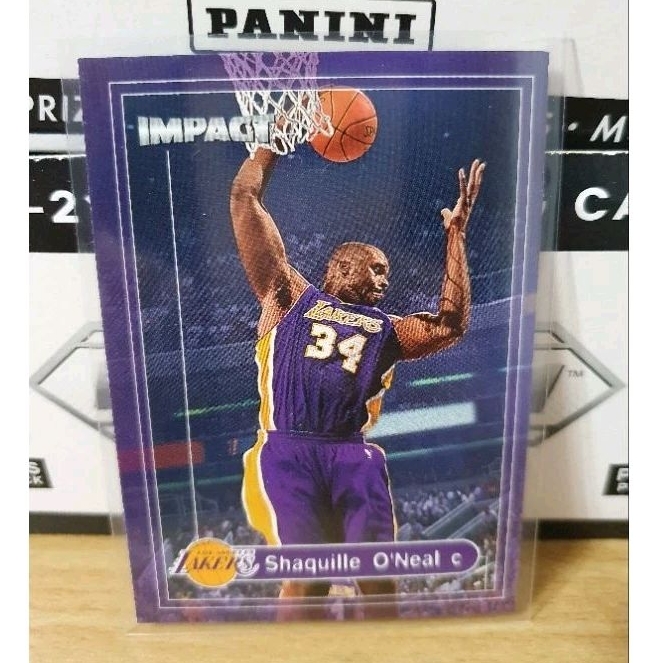 Fleer Shaquille O'Neal 大鯊魚 nba籃球卡 球員卡