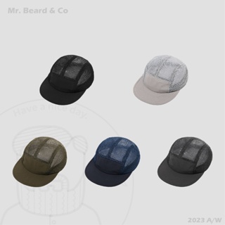 【MBC】日系 透氣 戶外 後扣帶 網布五分割帽