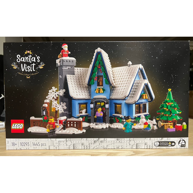 LEGO 10293 冬季系列 Santa’s Visit(限面交自取)(微損)