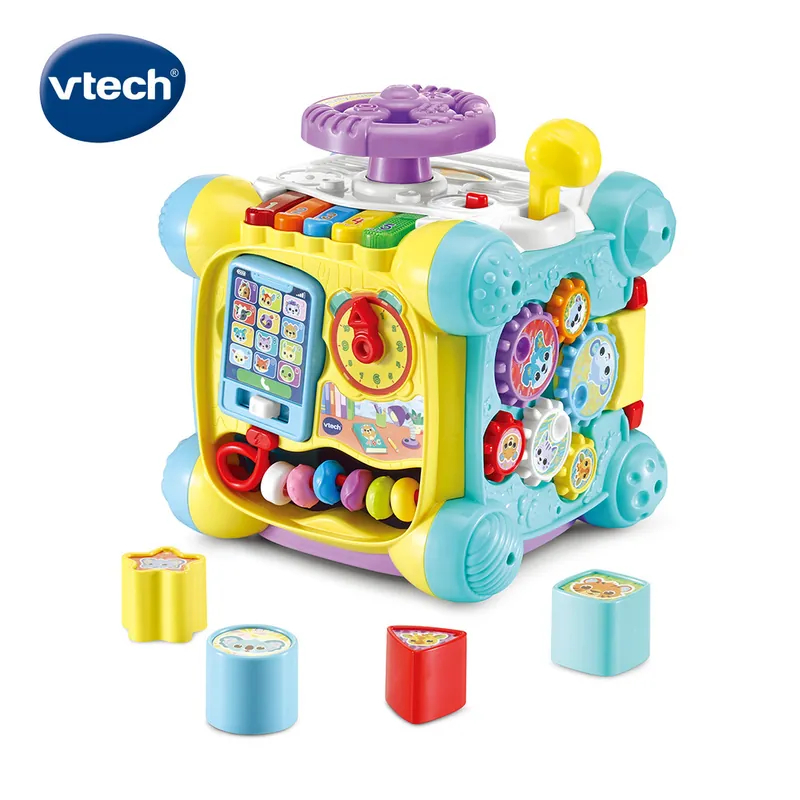 9m+適用【英國 Vtech】6合1方向盤探索學習寶盒 幼兒  多功能 玩具