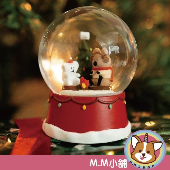 【M.M小舖】『預購』Dinotaeng 聖誕樹水晶球 柿子椒熊 袋鼠 聖誕樹 水晶球 擺飾 公仔 模型