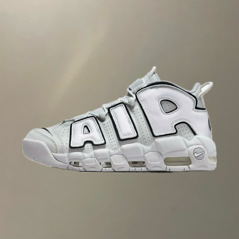 [Ban]NIKE AIR MORE UPTEMPO 96  大AIR 男生休閒鞋 白灰色 FB3021-001