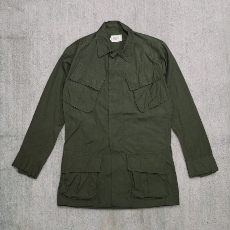 《舊贖古著》70s US Army Jungle shirt 美軍 公發 越戰 軍裝 古著 vintage