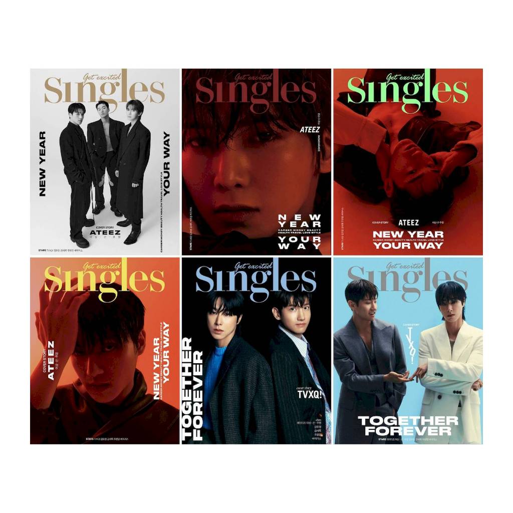 KPM-缺貨 Singles (KOREA) 1月號 2024 六款 贈明信片 ATEEZ-呂尚 崔傘 友榮 東方神起 內頁 琴世祿 朱賢英 xikers  韓國代購 Korea Popular Mall - 韓國雜誌周邊專賣店