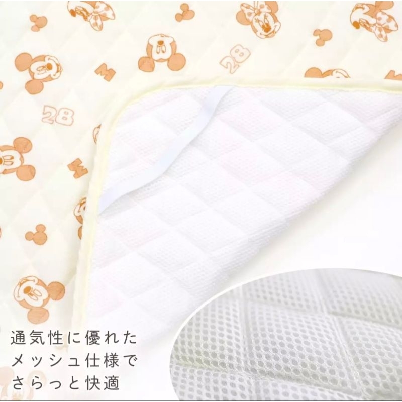 日本🇯🇵Disney米奇米妮 純棉幼稚園午睡墊 地板墊 嬰兒床包床套 60*90/70*120cm