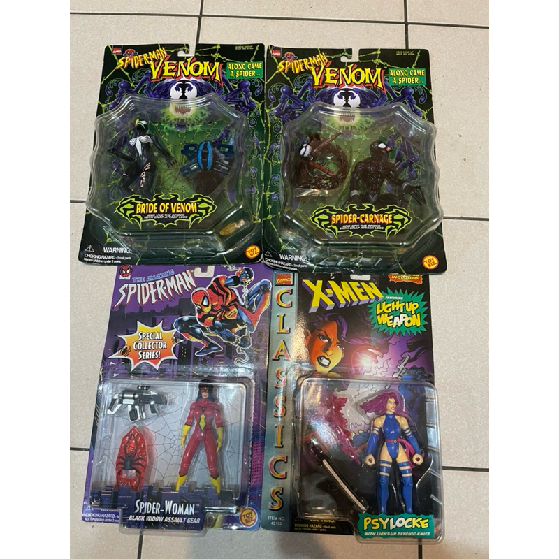 toybiz marvel 猛毒女/蜘蛛女/靈蝶吊卡非marvel legends黑寡婦班納猛毒死侍鋼鐵人蜘蛛人