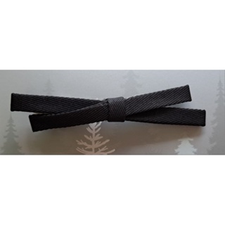 黑色蝴蝶結髮夾 壓夾 約6cm 單支獨立包裝